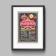 OLS 2014 Fun Fair Poster in frame